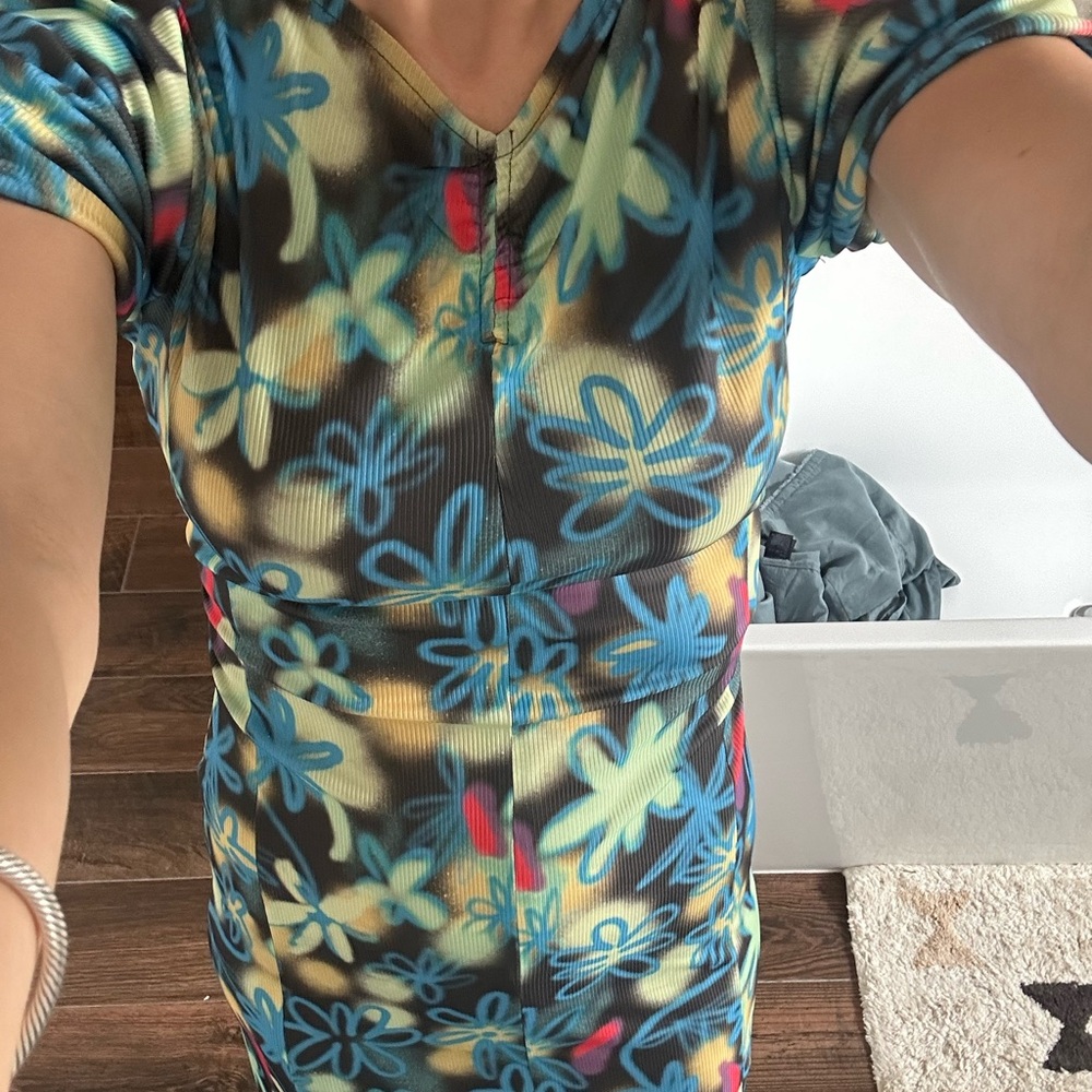 Floral Patterned Women's Top